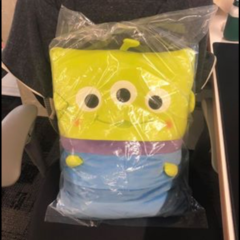 Toy story alien marshmallow square large cushion